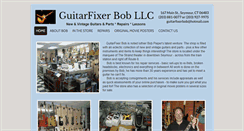 Desktop Screenshot of guitarfixerbob.com