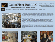 Tablet Screenshot of guitarfixerbob.com